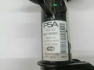 Tweedehands auto-onderdeel schokbreker links voor voor peugeot 208 (p2) yh01 oem iam-referenties 9831168380  