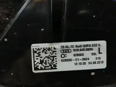 Автозапчасти б/у левый задний фонарь за audi q3 (8ub, 8ug) 2.0 tdi ссылки oem iam 8u0945093n   Автозапчасти б/у левый задний фонарь за audi q3 (8ub, 8ug) 2.0 tdi ссылки oem iam 8u0945093n