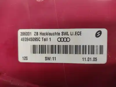 Автозапчастина б/у лівий ход ліхар для audi a8 (4e) ase посилання на oem iam 4e0945095c  