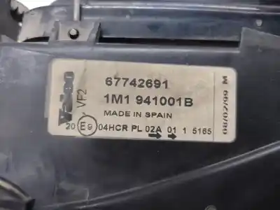 Автозапчастина б/у ліва фара для seat toledo ii (1m2) 1.6 посилання на oem iam 1m1941015  