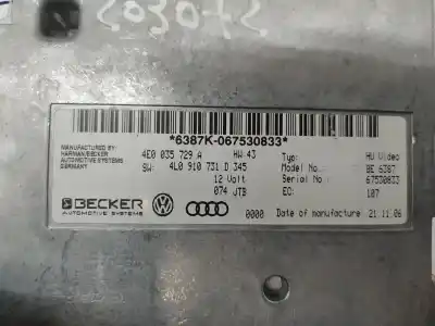 Second-hand car spare part electronic module for audi q7 (4l) bug oem iam references 4l0910731dx  