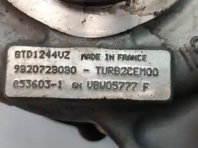 Pezzo di ricambio per auto di seconda mano turbocompressore per citroen c4 picasso/spacetourer yh01 riferimenti oem iam    Pezzo di ricambio per auto di seconda mano turbocompressore per citroen c4 picasso/spacetourer yh01 riferimenti oem iam