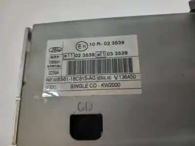 Second-hand car spare part audio system / radio cd for ford focus c-max (cap) d/hhda oem iam references 1927597   Second-hand car spare part audio system / radio cd for ford focus c-max (cap) d/hhda oem iam references 1927597