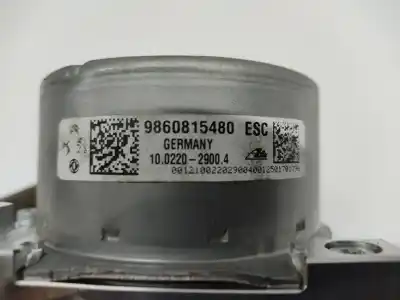 Second-hand car spare part abs control unit for citroen c4 berlina hn05 oem iam references   