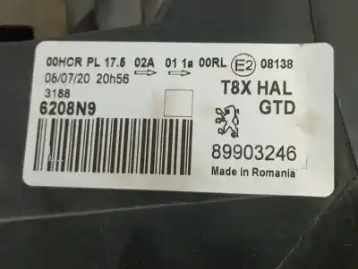 Автозапчастина б/у внутрішній лівий задній ліхар для ford kuga (cbs) m8ma посилання на oem iam 2290288  