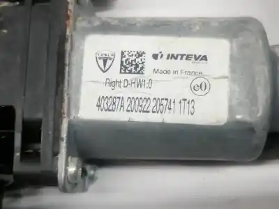 Автозапчастина б/у регулятор переднього правого скла для tesla tesla model 3 model 3 посилання на oem iam 150603800f  