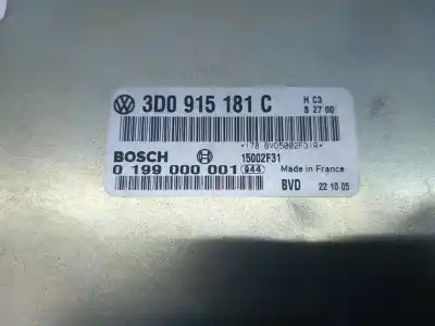 Автозапчастина б/у електронний модуль для volkswagen phaeton (3d2/3d8) bmk посилання на oem iam 3d0915181c  