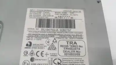 Pièce détachée automobile d'occasion système audio / radiocd pour citroen jumpy furgón ah01 références oem iam 1628704680  