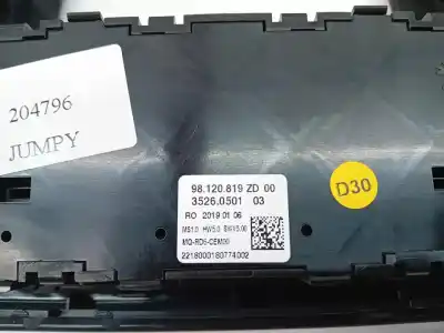 Second-hand car spare part multifunction switch for citroen jumpy furgón ah01 oem iam references 98120819zd  