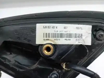 Second-hand car spare part left rearview mirror for skoda rapid (nh) cxma oem iam references 5jb857507e  