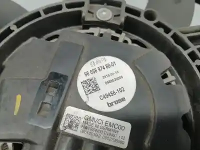 Second-hand car spare part radiator cooling fan for citroen jumpy furgón ah01 oem iam references 9805897480  