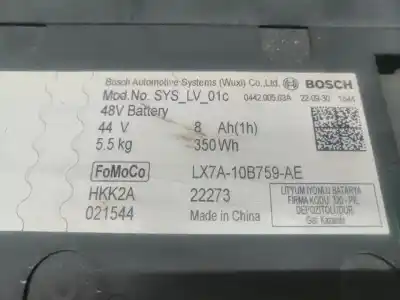 İkinci el araba yedek parçası akü için ford puma (j2k, cf7) 1.0 ecoboost mhev oem iam referansları   