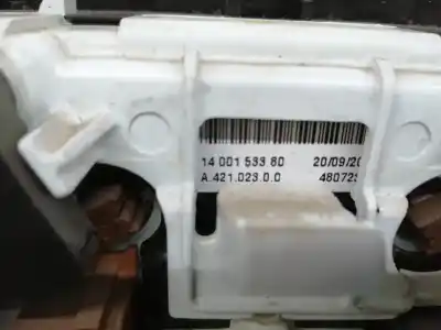 Second-hand car spare part heating / air conditioning control panel for citroen jumpy 2.0 hdi fap cat (rh02 / dw10cted4) oem iam references 6451xr  