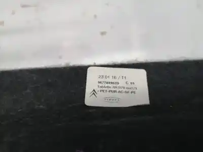 Second-hand car spare part parcel shelf for citroen c4 picasso/spacetourer hn02 oem iam references 96778490zd  