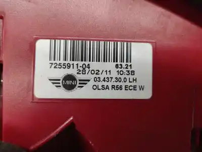 Автозапчасти б/у левый задний фонарь за mini mini (r56) n47c20a ссылки oem iam 63217255911  