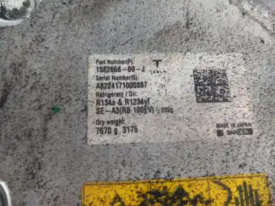 Pezzo di ricambio per auto di seconda mano compressore aria condizionata per tesla model 3 3d5 riferimenti oem iam 158266800j  