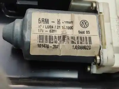 Second-hand car spare part passenger side right window regulator for seat toledo ii (1m2) 1.9 tdi oem iam references 1m0837462a  