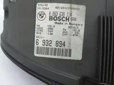 Second-hand car spare part speedometer for bmw serie 3 compacto (e46) n46b18a oem iam references 62116985643  