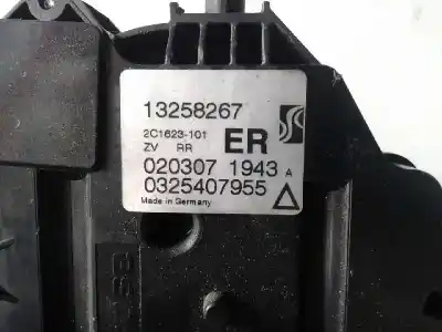 Pezzo di ricambio per auto di seconda mano serratura porta posteriore destra per opel corsa d 1.3 16v cdti riferimenti oem iam 13258267 caja 5 