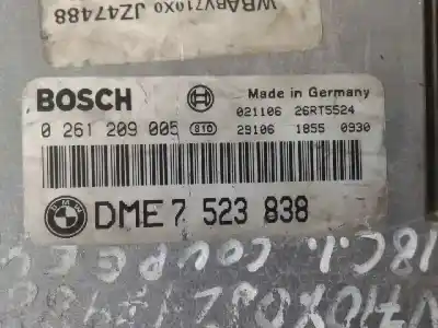 Peça sobressalente para automóvel em segunda mão centralina de motor uce por bmw serie 3 berlina (e46) * referências oem iam 7523838 caja 3 