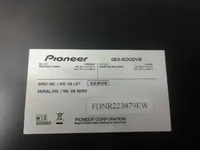 Recambio de automóvil de segunda mano de sistema dvd para bmw serie 5 berlina (e60) serie 5 berlina e60 referencias oem iam 4977729904949  