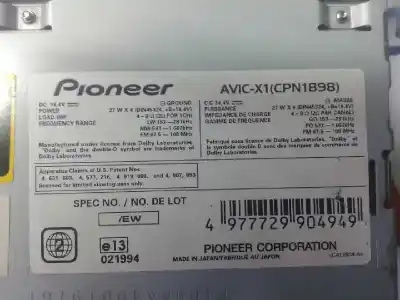 Recambio de automóvil de segunda mano de sistema dvd para bmw serie 5 berlina (e60) serie 5 berlina e60 referencias oem iam 4977729904949  