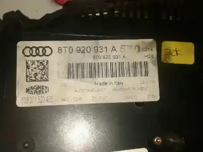 Автозапчастина б/у панель інструментів для audi a5 coupe (8t) 2.7 tdi посилання на oem iam 8t0920931a  
