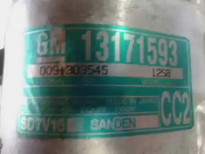 Peça sobressalente para automóvel em segunda mão compressor de ar condicionado a/a a/c por fiat croma (194) 1.9 8v multijet dynamic referências oem iam 13171593  