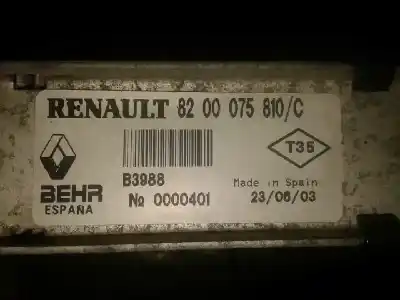 Автозапчастина б/у інтеркулер для renault espace iv (jk0) 2.2 dci turbodiesel посилання на oem iam 8200075810c  