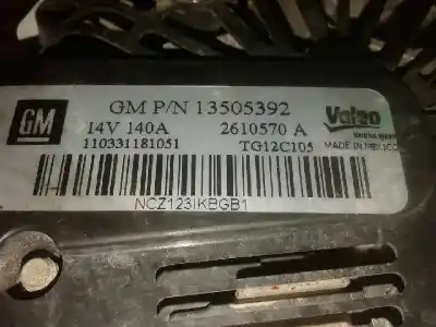Second-hand car spare part alternator for opel corsa e 1.3 16v cdti oem iam references 13505392  