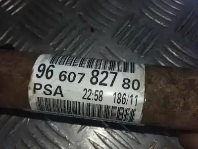 Автозапчастина б/у передня ліва трансмісія для citroen berlingo multispace (b9) 1.6 hdi 75 16v посилання на oem iam 9660782780  