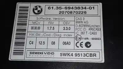 Second-hand car spare part comfort module for bmw serie 3 coupe (e92) 320d oem iam references   caja 3