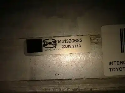Peça sobressalente para automóvel em segunda mão intercooler por toyota auris (_e15_) 1.4 d-4d (nde150_) referências oem iam jd1271004210 caja 3 