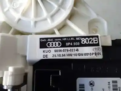 Peça sobressalente para automóvel em segunda mão motor elevador vidro traseiro direito por audi a3 (8p) 1.9 tdi ambiente referências oem iam 8p4959802b  