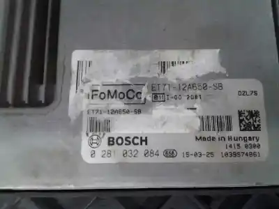 Second-hand car spare part ecu engine control for ford transit courier basis oem iam references 0281032084  caja 1