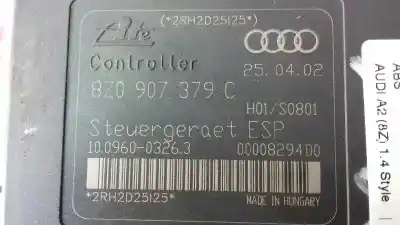 Peça sobressalente para automóvel em segunda mão abs por audi a2 (8z) 1.4 16v referências oem iam 8z0614517e  caja 2