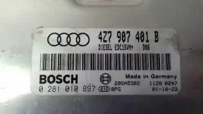 Second-hand car spare part ecu engine control for audi a6 c5 avant (4b5, 4b6) 2.5 tdi oem iam references   caja1