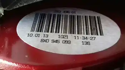 Second-hand car spare part left tailgate light for audi a1 (8x) ambition oem iam references   caja 3