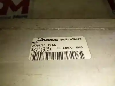 Second-hand car spare part intercooler for kia pro_cee´d ( ) 1.6 crdi cat oem iam references 282712a610  