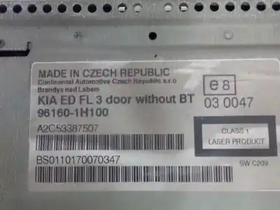 Recambio de automóvil de segunda mano de sistema audio / radio cd para kia pro_cee´d ( ) 1.6 crdi cat referencias oem iam   