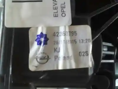 Piesă de schimb auto la mâna a doua mecanism actionare geam spate dreapta pentru opel mokka x selective start/stop referințe oem iam 42363795  