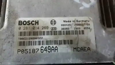 Second-hand car spare part ecu engine control for jeep compass (mk) 2.0 limited oem iam references p05187649aa  