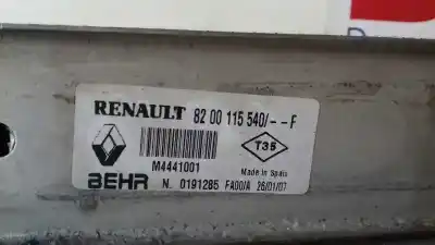 Peça sobressalente para automóvel em segunda mão intercooler por renault scenic ii authentique referências oem iam 8200115540  
