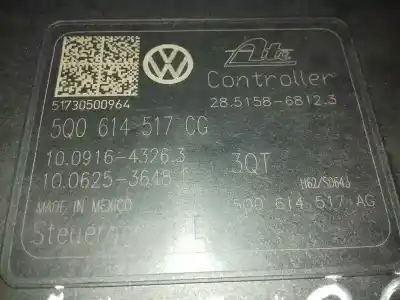 Автозапчастина б/у абс для skoda superb (3v3) active посилання на oem iam 5q0614517cg  