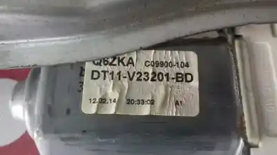 Автозапчастина б/у регулятор переднього правого скла для ford transit connect (chc) kasten trend 95 cv / 70 kw посилання на oem iam dt11v23201bd  