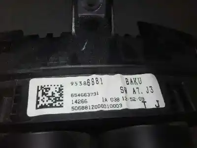 Second-hand car spare part dashboard for opel mokka edition ecoflex oem iam references 654663731  