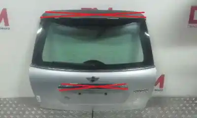 Peça sobressalente para automóvel em segunda mão porta da mala / tampa traseira por mini mini (r50,r53) cooper referências oem iam 