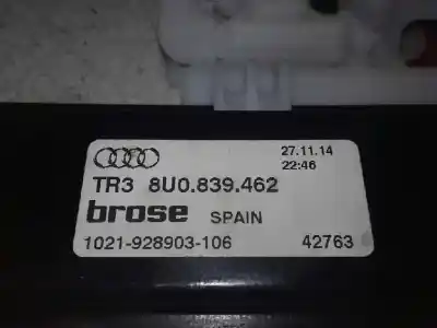 Автозапчастина б/у регулятор скла заднього правого для audi q3 (8ug) attraction quattro посилання на oem iam 8u0839462  