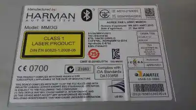 Автозапчастина б/у аудіо система / радіо cd для audi q3 (8ug) attraction quattro посилання на oem iam 8u0035664f  