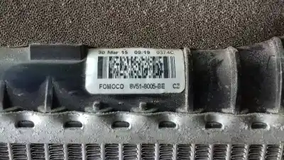 Автозапчастина б/у водяний радіатор для ford fiesta (ccn) 1.25 16v cat посилання на oem iam 8v518005be  